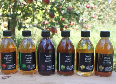 300ml Organic Vinegar – Mixed Box Of 3 Includes Organic Honeygar (You Choose 2 Others)